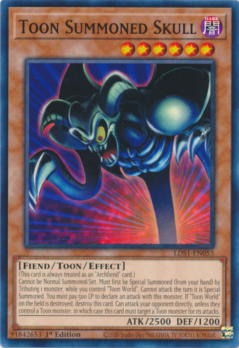 Toon Summoned Skull [LDS1-EN055] Common | The CG Realm