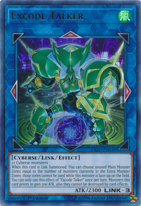 Excode Talker [EXFO-EN038] Ultra Rare | The CG Realm