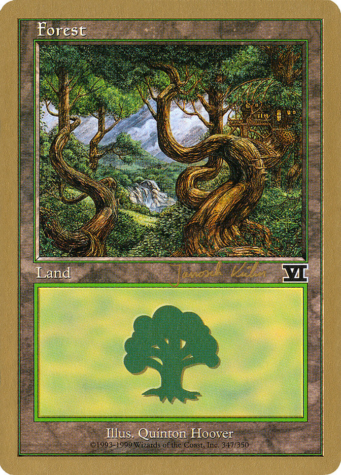 Forest (jk347) (Janosch Kuhn) [World Championship Decks 2000] | The CG Realm