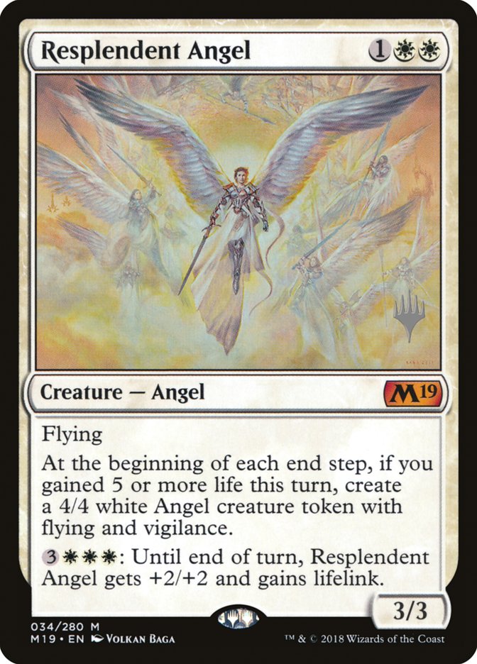 Resplendent Angel (Promo Pack) [Core Set 2019 Promos] | The CG Realm