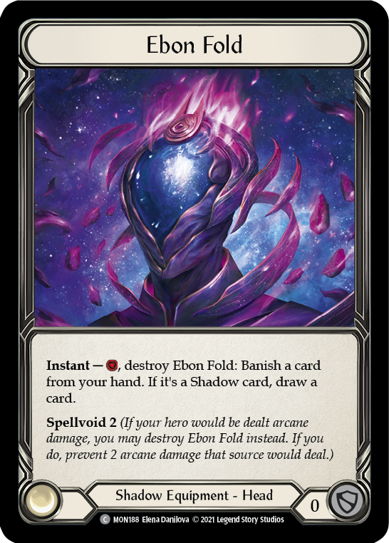 Ebon Fold [MON188-CF] (Monarch)  1st Edition Cold Foil | The CG Realm