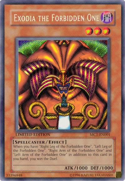 Exodia the Forbidden One [MC1-EN001] Secret Rare | The CG Realm