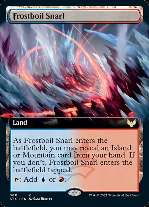 Frostboil Snarl (Extended Art) [Strixhaven: School of Mages] | The CG Realm