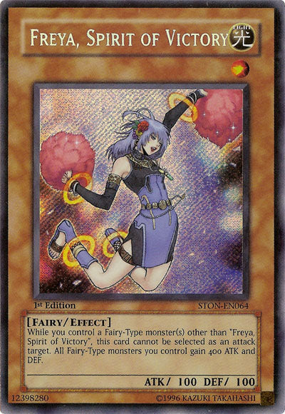 Freya, Spirit of Victory [STON-EN064] Secret Rare | The CG Realm