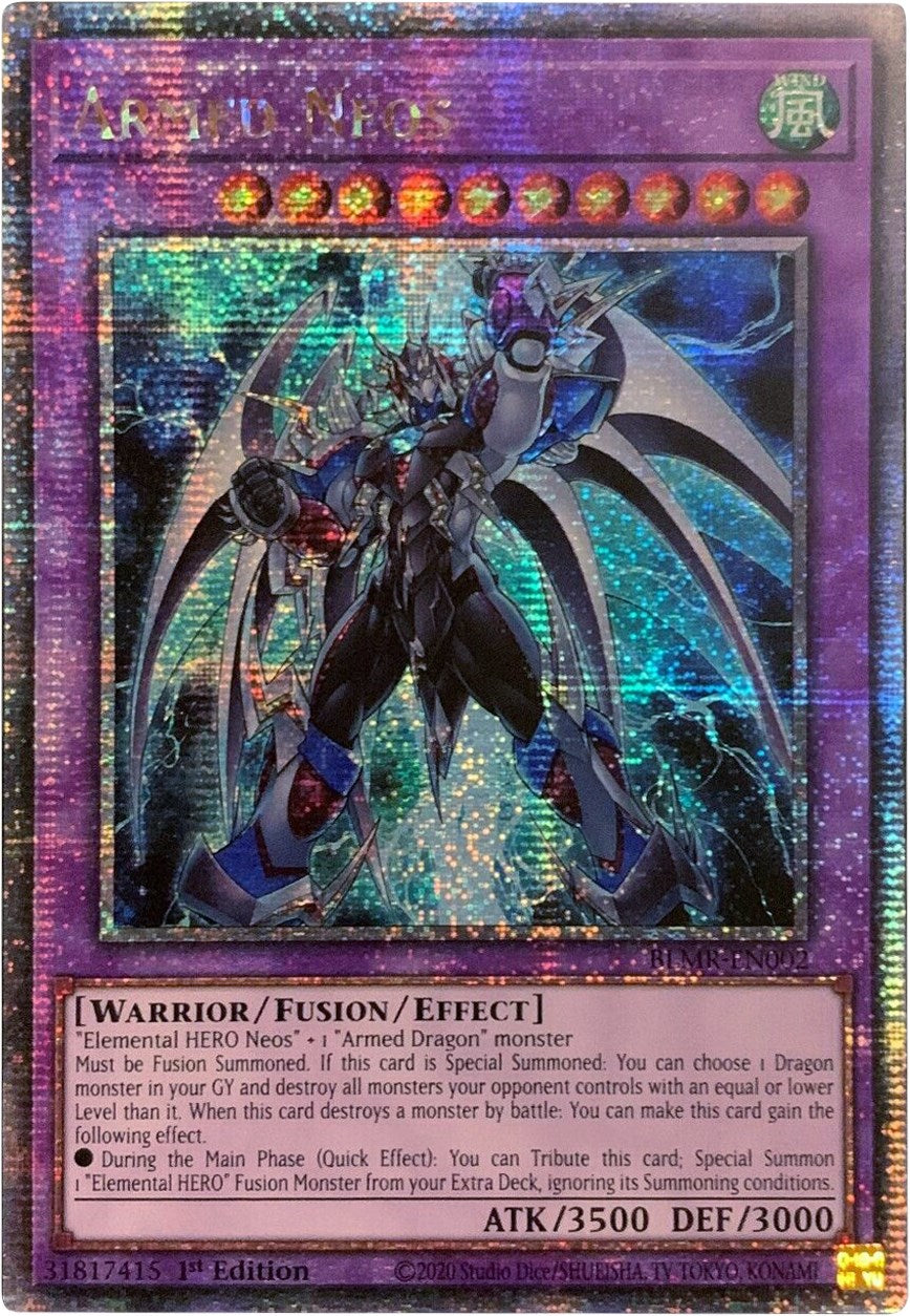 Armed Neos [BLMR-EN002] Quarter Century Secret Rare | The CG Realm