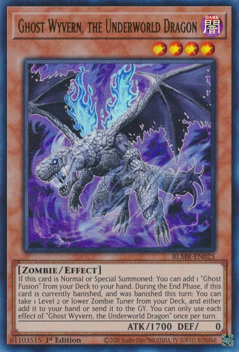 Ghost Wyvern, the Underworld Dragon [BLMR-EN025] Ultra Rare | The CG Realm