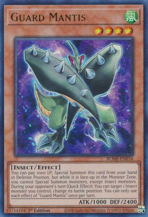 Guard Mantis [BLMR-EN034] Ultra Rare | The CG Realm