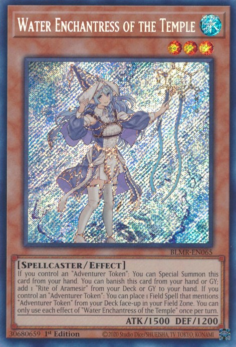 Water Enchantress of the Temple [BLMR-EN065] Secret Rare | The CG Realm