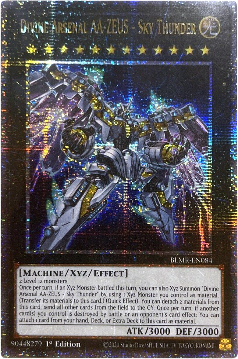 Divine Arsenal AA-ZEUS - Sky Thunder [BLMR-EN084] Quarter Century Secret Rare | The CG Realm