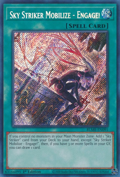 Sky Striker Mobilize - Engage! [BLMR-EN091] Secret Rare | The CG Realm