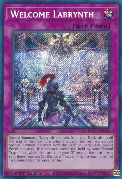 Welcome Labrynth [BLMR-EN102] Secret Rare | The CG Realm