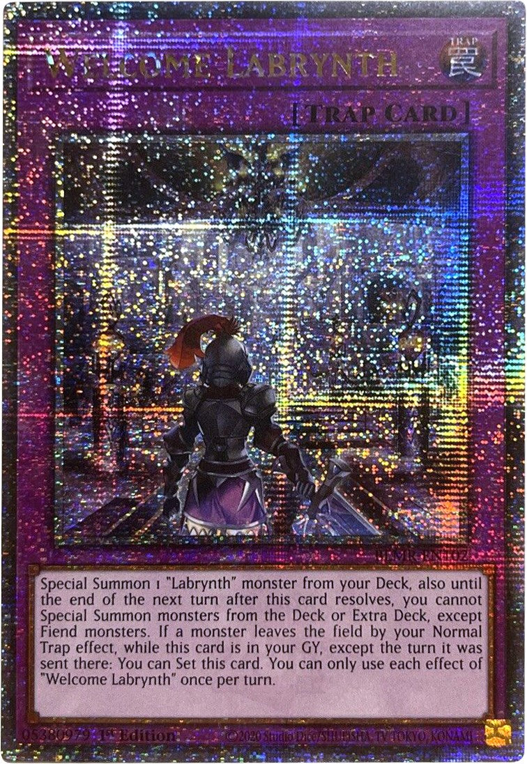 Welcome Labrynth [BLMR-EN102] Quarter Century Secret Rare | The CG Realm