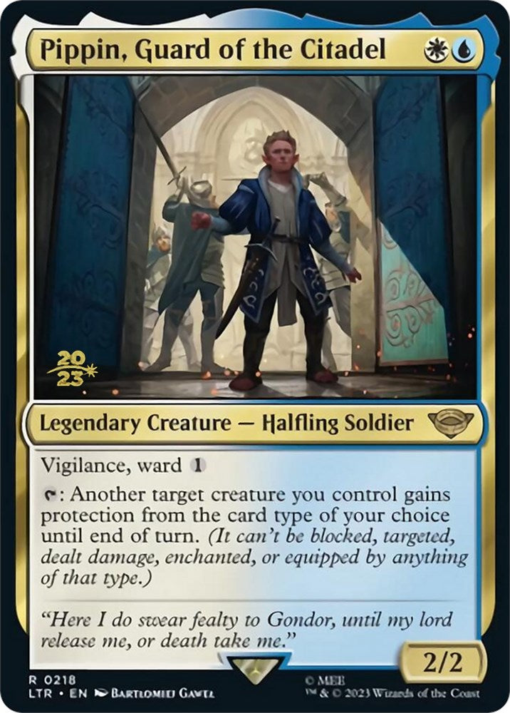 Pippin, Guard of the Citadel [The Lord of the Rings: Tales of Middle-Earth Prerelease Promos] | The CG Realm