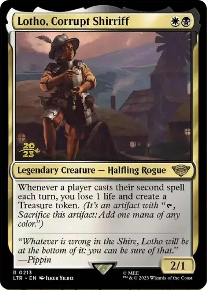 Lotho, Corrupt Shirriff [The Lord of the Rings: Tales of Middle-Earth Prerelease Promos] | The CG Realm