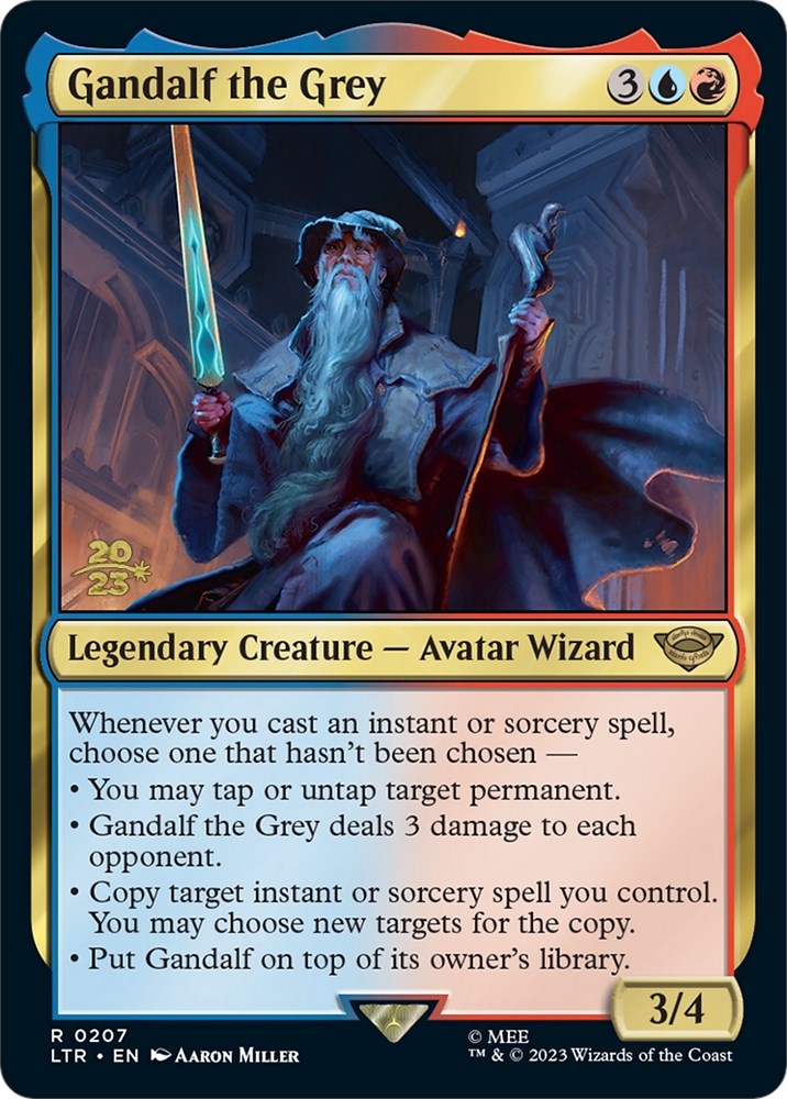 Gandalf the Grey [The Lord of the Rings: Tales of Middle-Earth Prerelease Promos] | The CG Realm