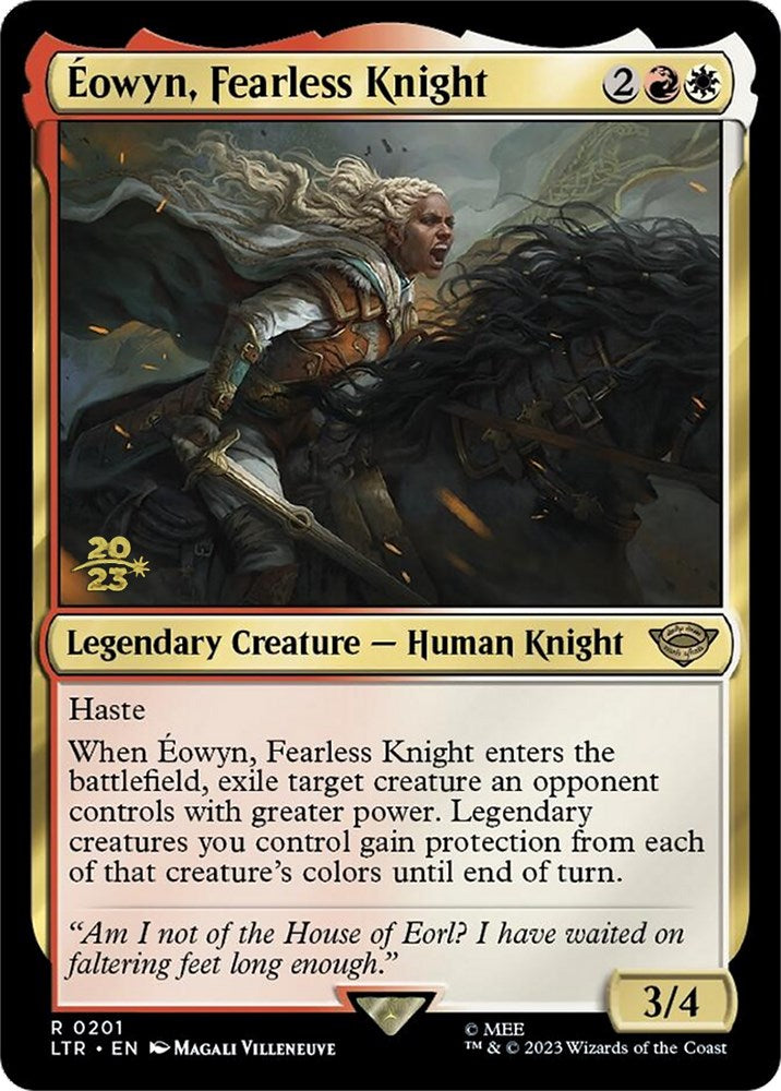 Eowyn, Fearless Knight [The Lord of the Rings: Tales of Middle-Earth Prerelease Promos] | The CG Realm