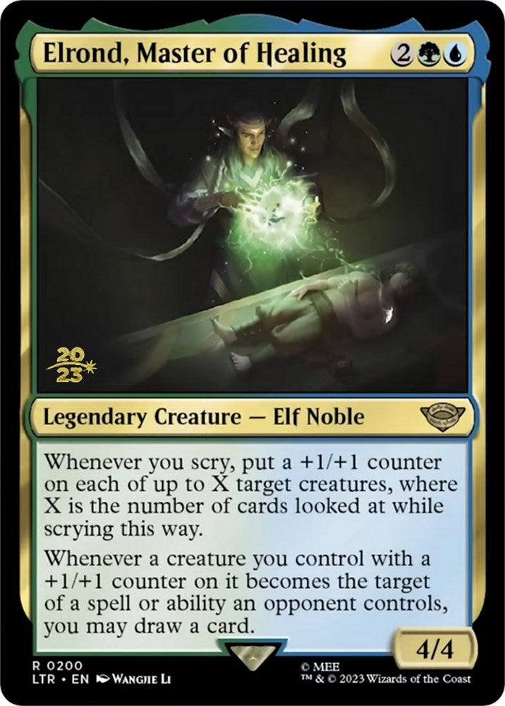 Elrond, Master of Healing [The Lord of the Rings: Tales of Middle-Earth Prerelease Promos] | The CG Realm