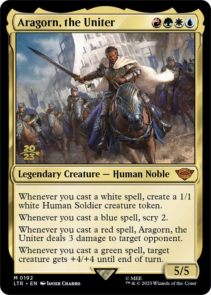 Aragorn, the Uniter [The Lord of the Rings: Tales of Middle-Earth Prerelease Promos] | The CG Realm