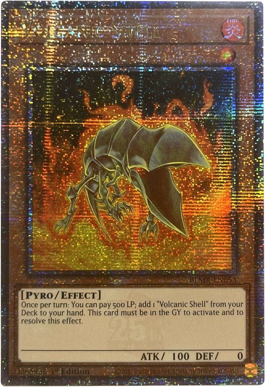 Volcanic Shell [BLMR-EN053] Quarter Century Secret Rare | The CG Realm