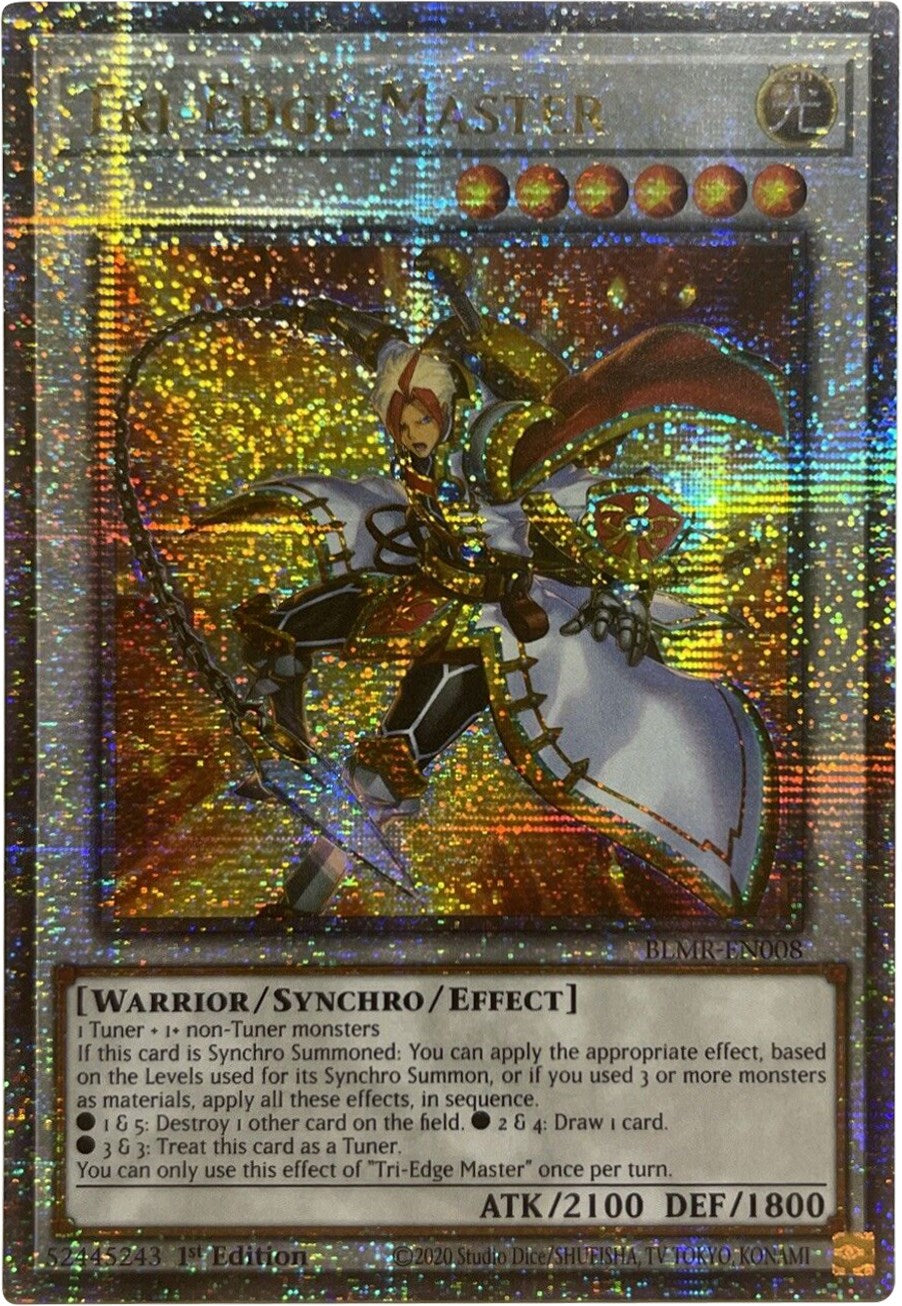 Tri-Edge Master [BLMR-EN008] Quarter Century Secret Rare | The CG Realm