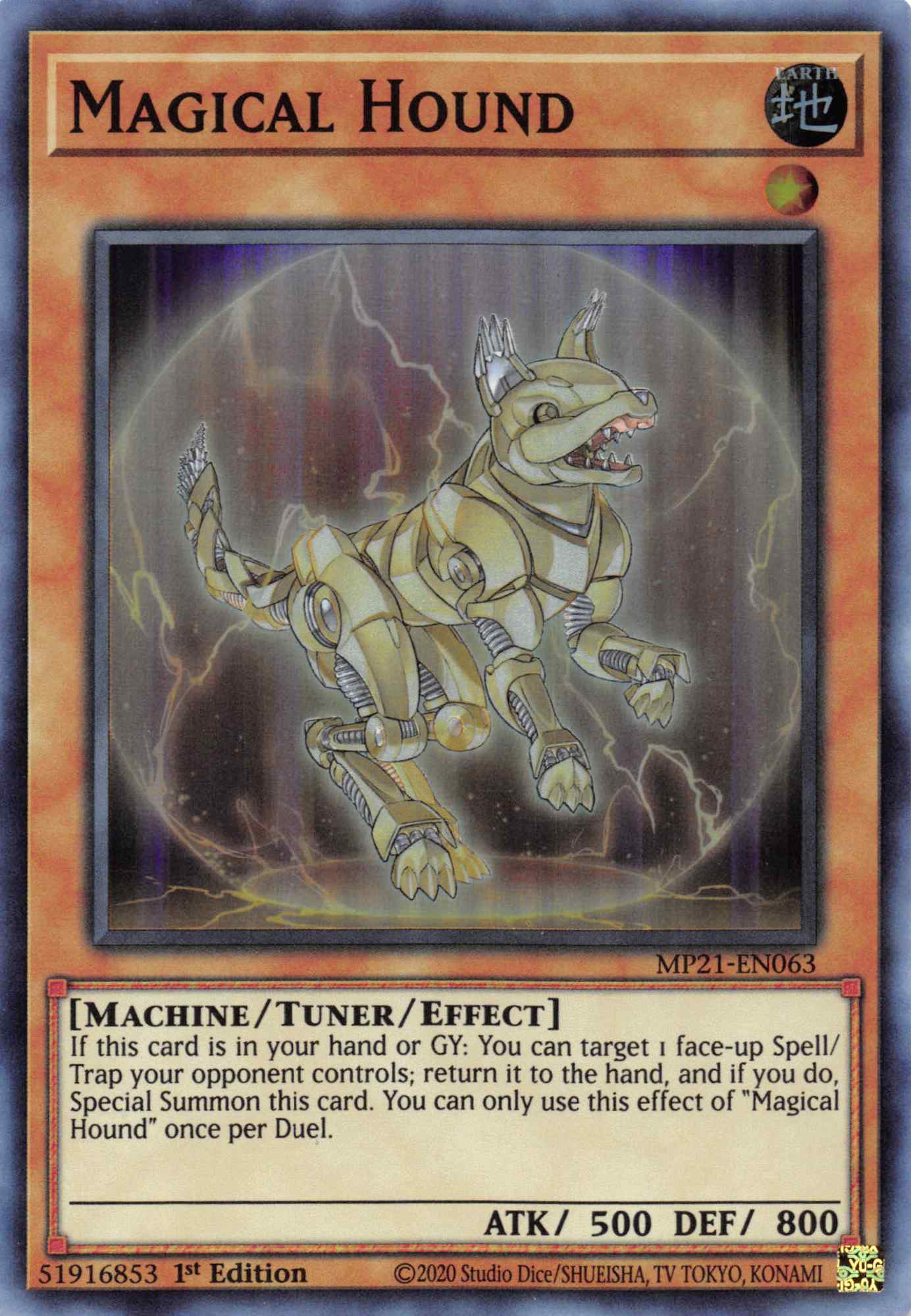 Magical Hound [MP21-EN063] Super Rare | The CG Realm