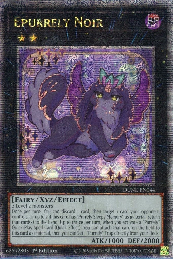 Epurrely Noir [DUNE-EN044] Quarter Century Secret Rare | The CG Realm