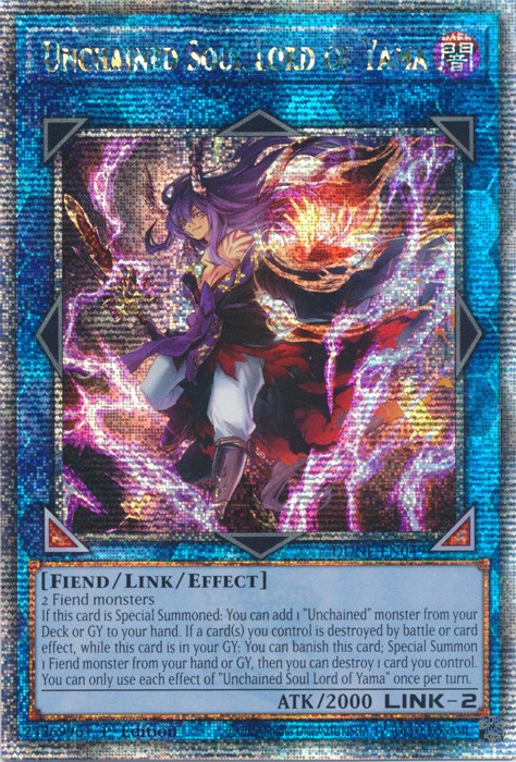 Unchained Soul Lord of Yama [DUNE-EN049] Quarter Century Secret Rare | The CG Realm