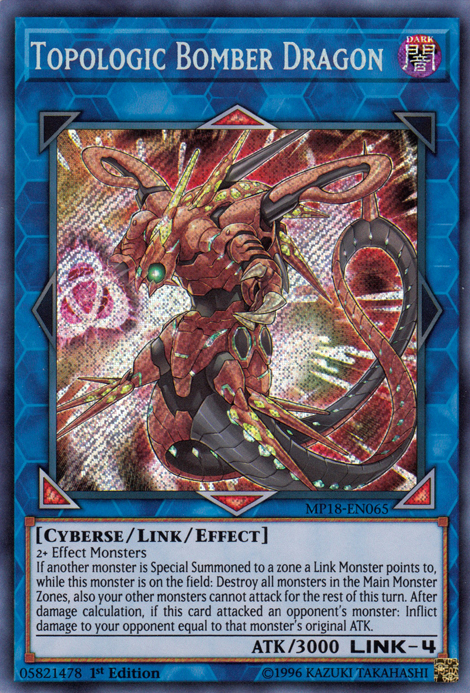 Topologic Bomber Dragon [MP18-EN065] Secret Rare | The CG Realm