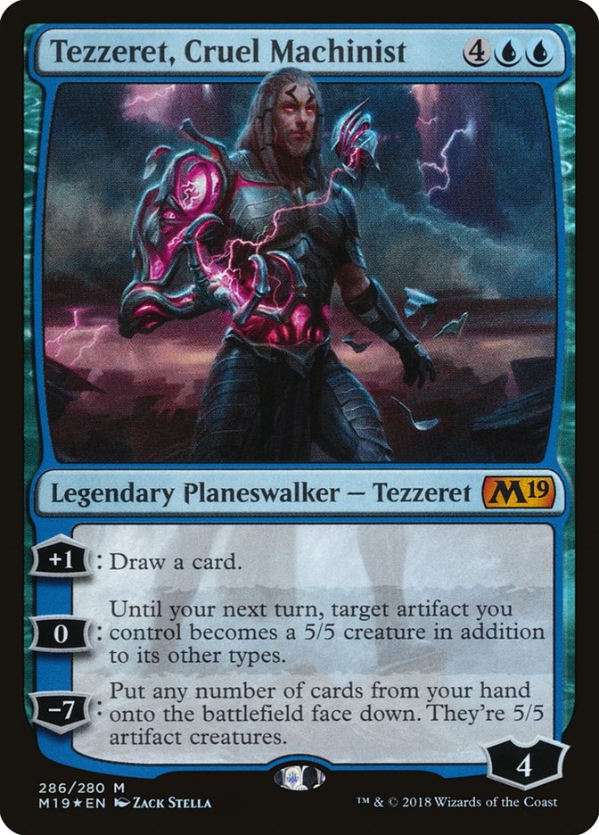 Tezzeret, Cruel Machinist [Core Set 2019] | The CG Realm