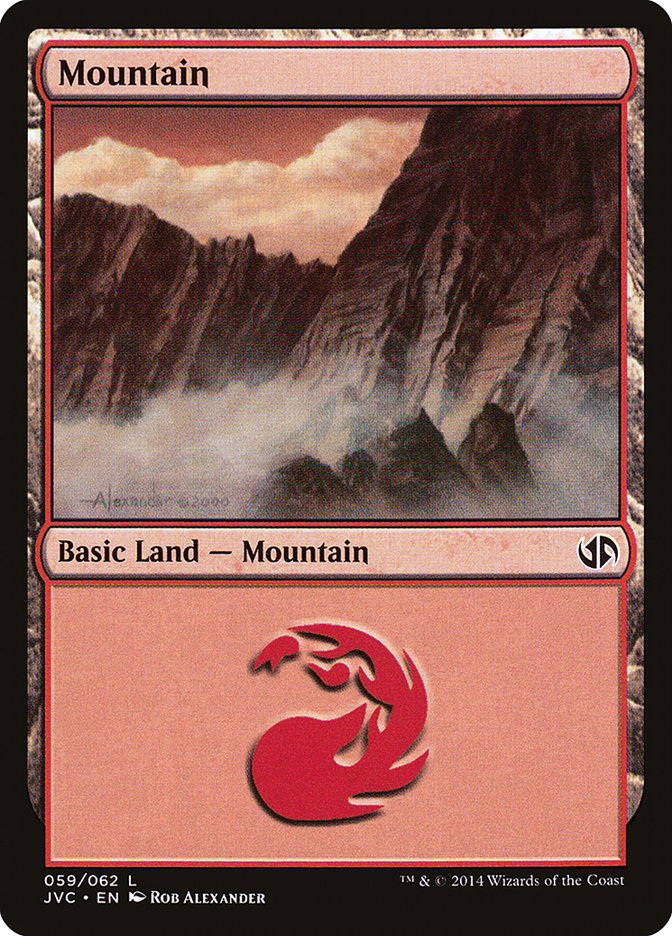 Mountain (59) [Duel Decks Anthology] | The CG Realm