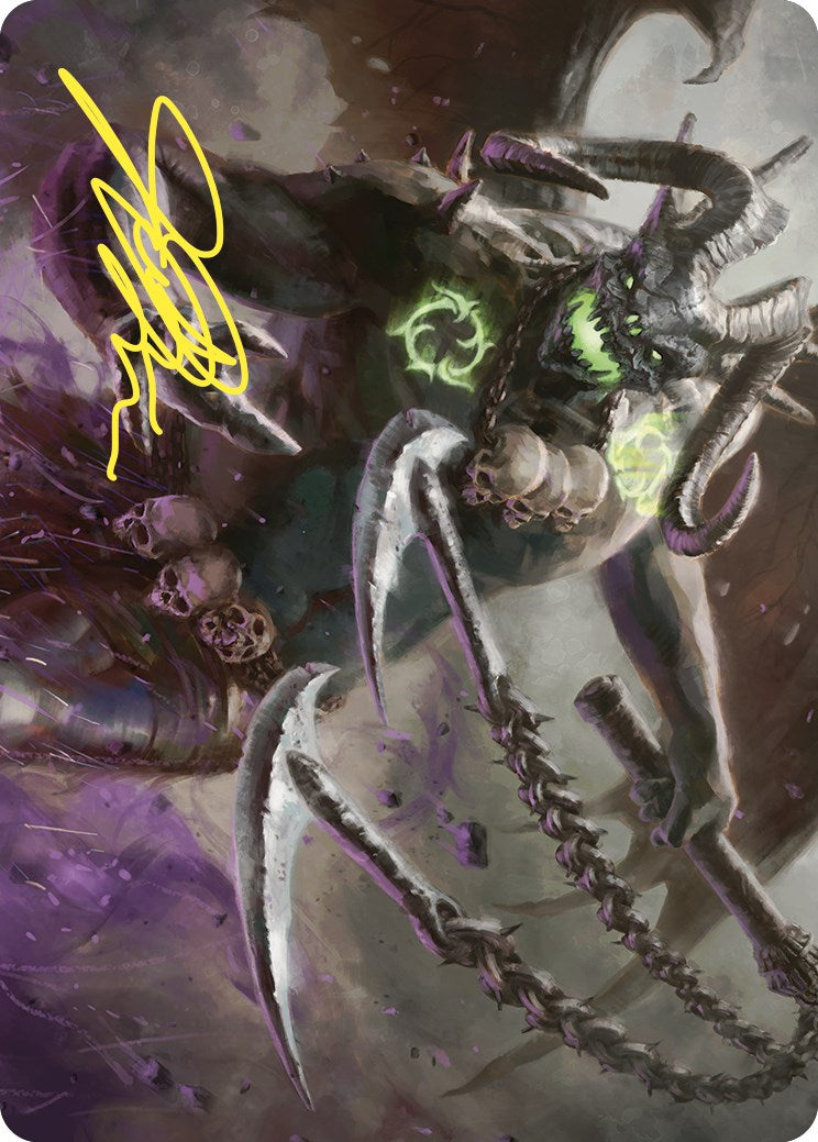 Archfiend of Despair Art Card (Gold-Stamped Signature) [Commander Masters Art Series] | The CG Realm