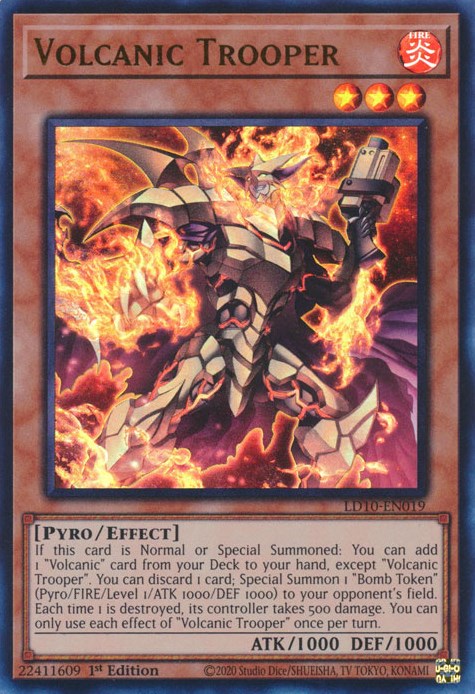 Volcanic Trooper [LD10-EN019] Ultra Rare | The CG Realm