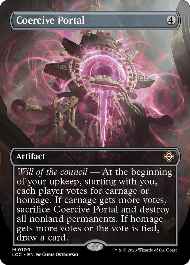 Coercive Portal (Borderless) [The Lost Caverns of Ixalan Commander] | The CG Realm