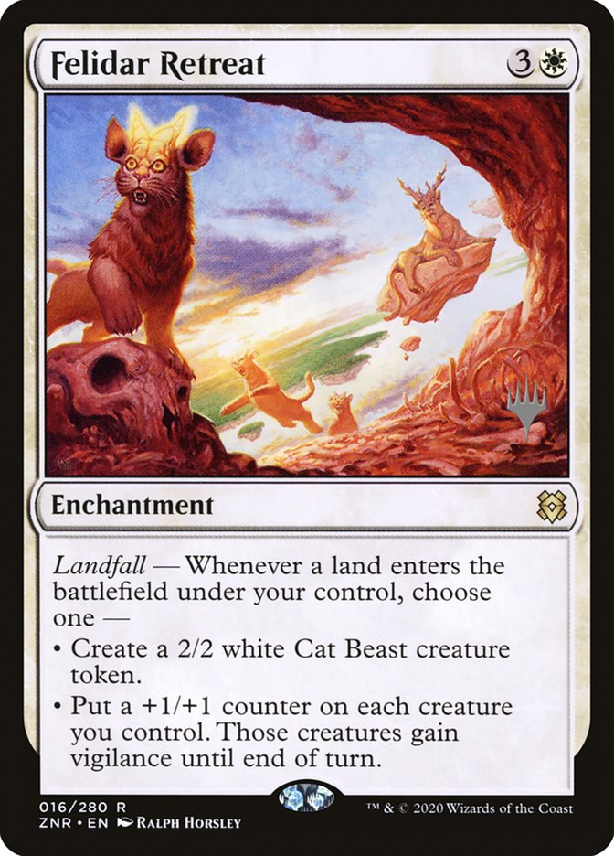 Felidar Retreat (Promo Pack) [Zendikar Rising Promos] | The CG Realm