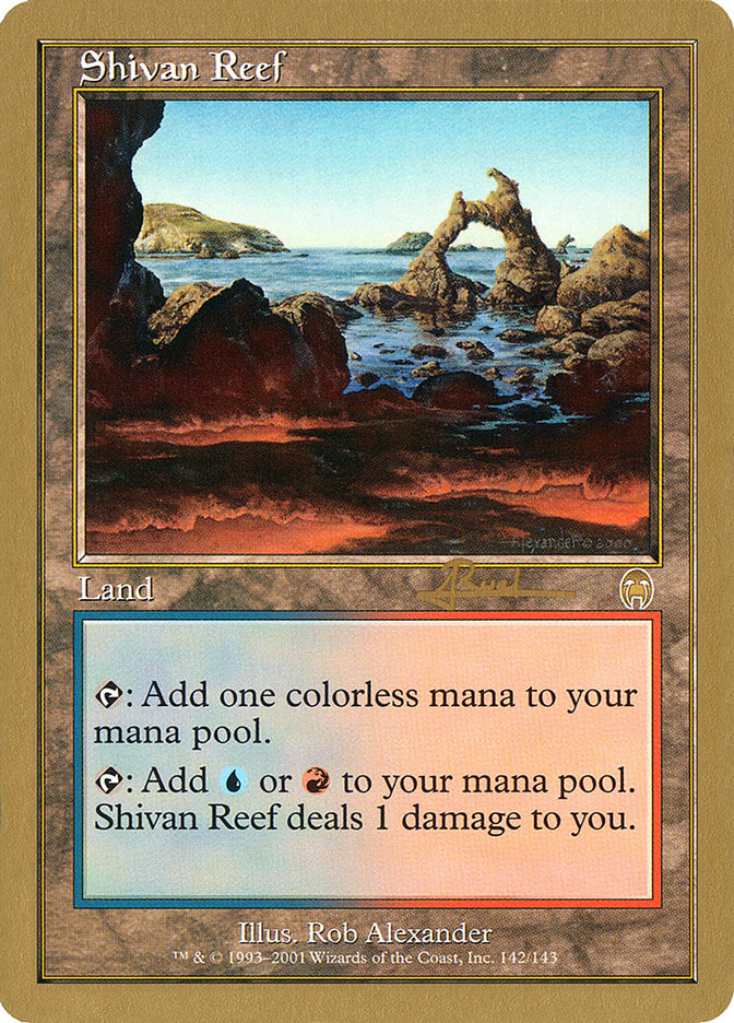 Shivan Reef (Antoine Ruel) [World Championship Decks 2001] | The CG Realm