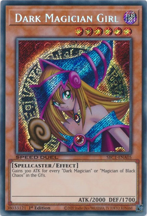 Dark Magician Girl [SBC1-ENA05] Secret Rare | The CG Realm