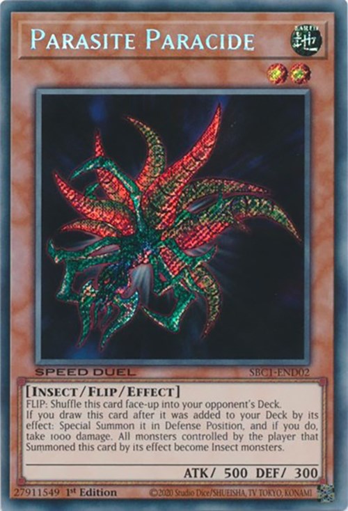 Parasite Paracide [SBC1-END02] Secret Rare | The CG Realm