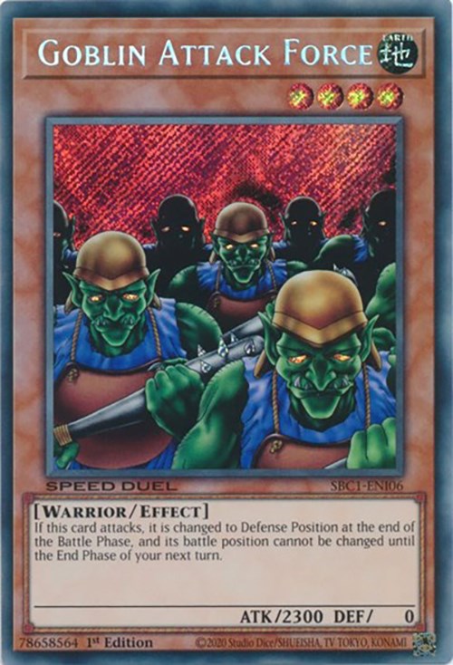 Goblin Attack Force [SBC1-ENI06] Secret Rare | The CG Realm