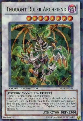 Thought Ruler Archfiend [DT05-EN088] Super Rare | The CG Realm