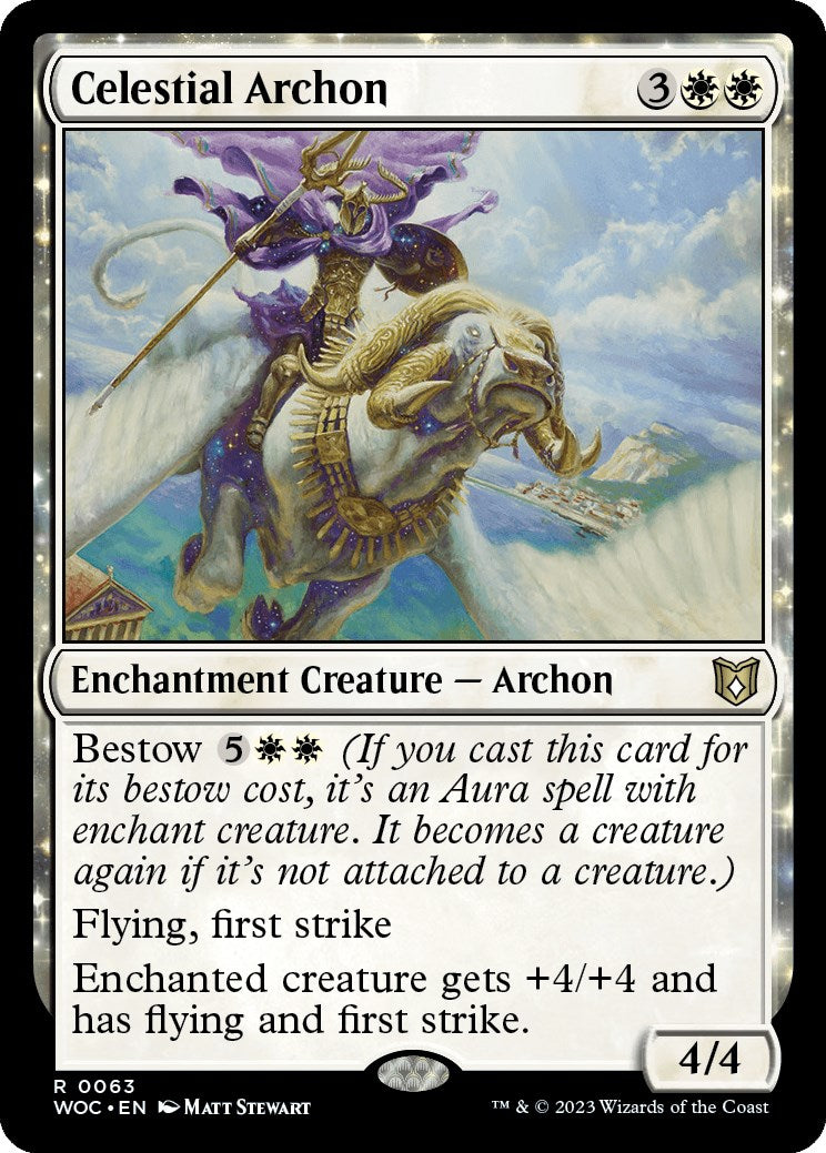 Celestial Archon [Wilds of Eldraine Commander] | The CG Realm