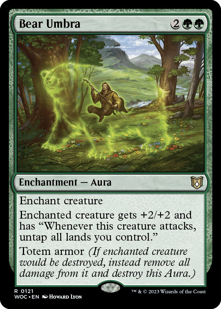 Bear Umbra [Wilds of Eldraine Commander] | The CG Realm