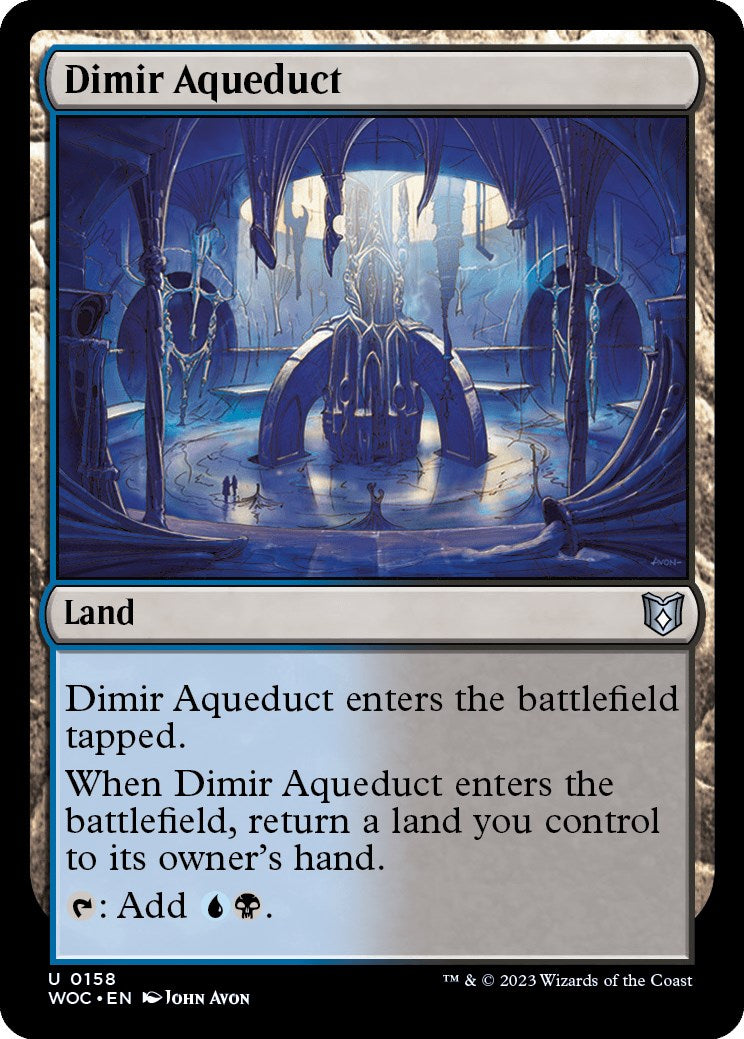 Dimir Aqueduct [Wilds of Eldraine Commander] | The CG Realm