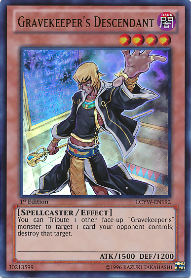 Gravekeeper's Descendant [LCYW-EN192] Ultra Rare | The CG Realm