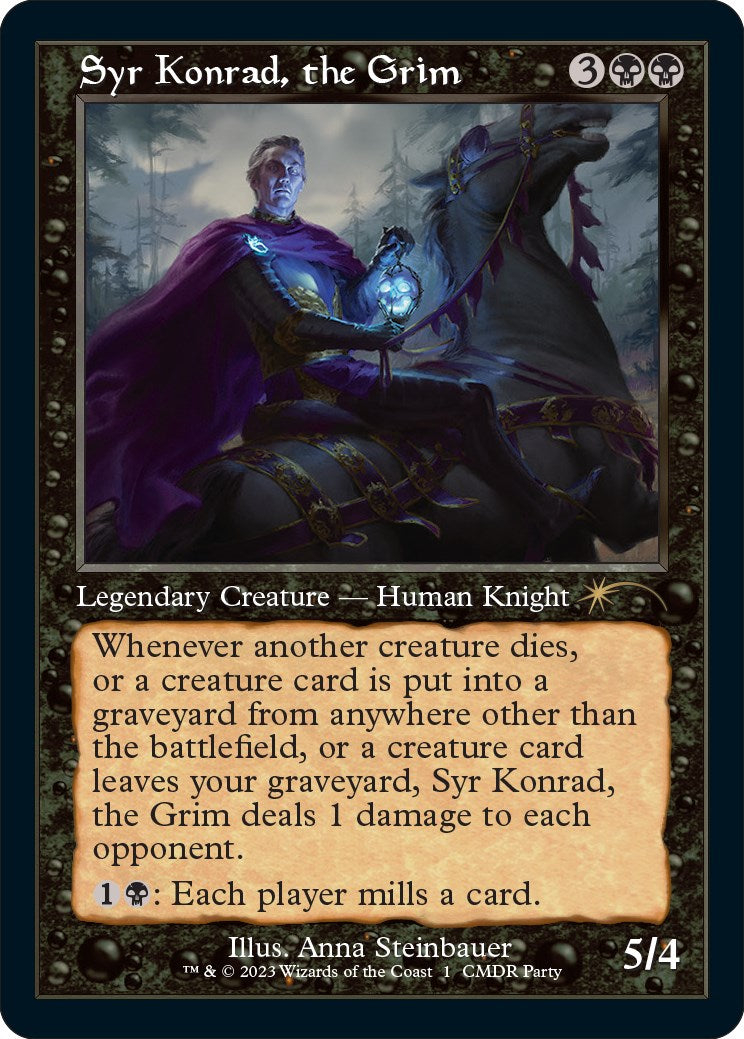 Syr Konrad, the Grim (Retro) [MagicFest 2023] | The CG Realm