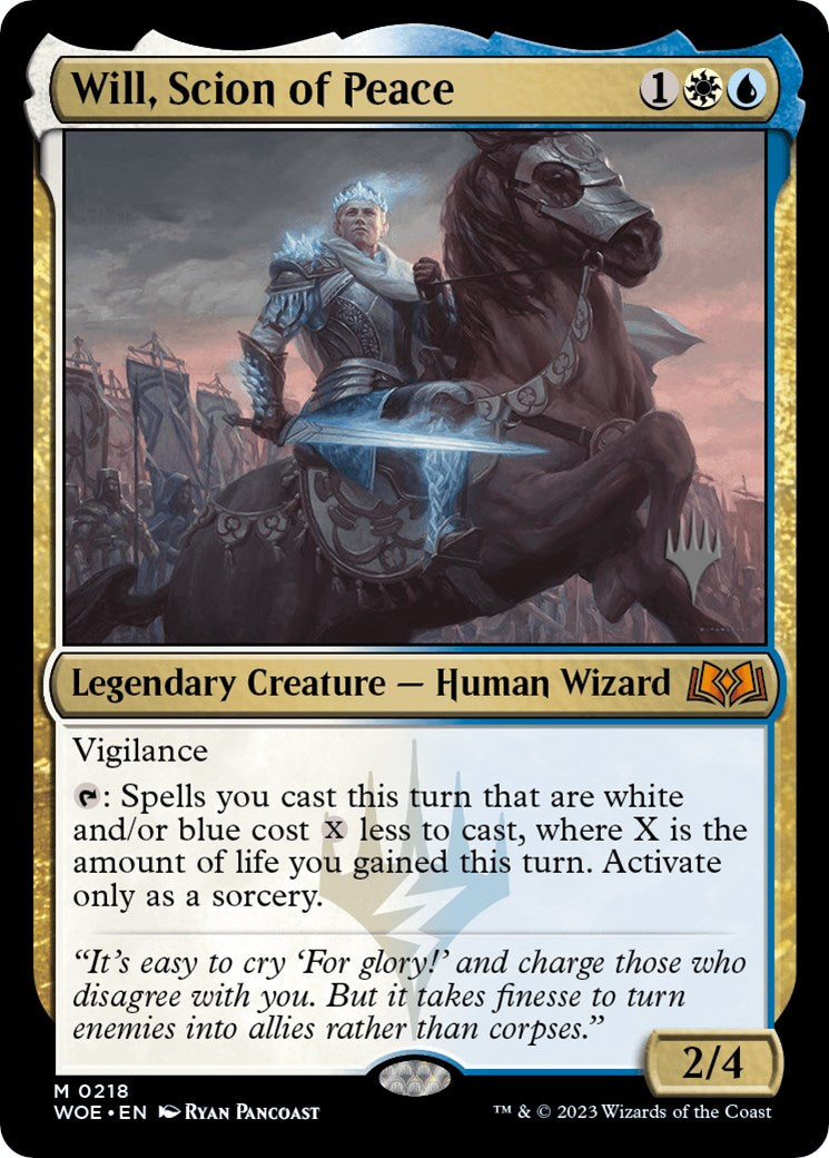 Will, Scion of Peace (Promo Pack) [Wilds of Eldraine Promos] | The CG Realm