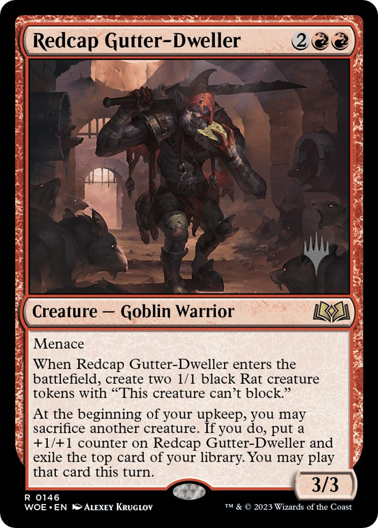 Redcap Gutter-Dweller (Promo Pack) [Wilds of Eldraine Promos] | The CG Realm