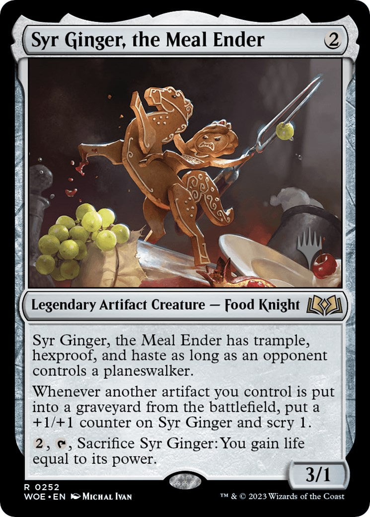 Syr Ginger, the Meal Ender (Promo Pack) [Wilds of Eldraine Promos] | The CG Realm