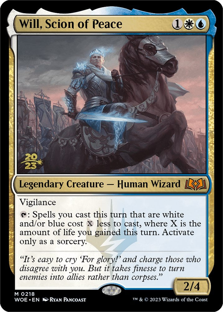 Will, Scion of Peace [Wilds of Eldraine Prerelease Promos] | The CG Realm