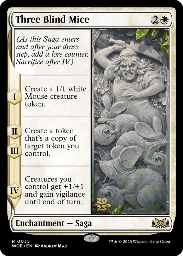 Three Blind Mice [Wilds of Eldraine Prerelease Promos] | The CG Realm