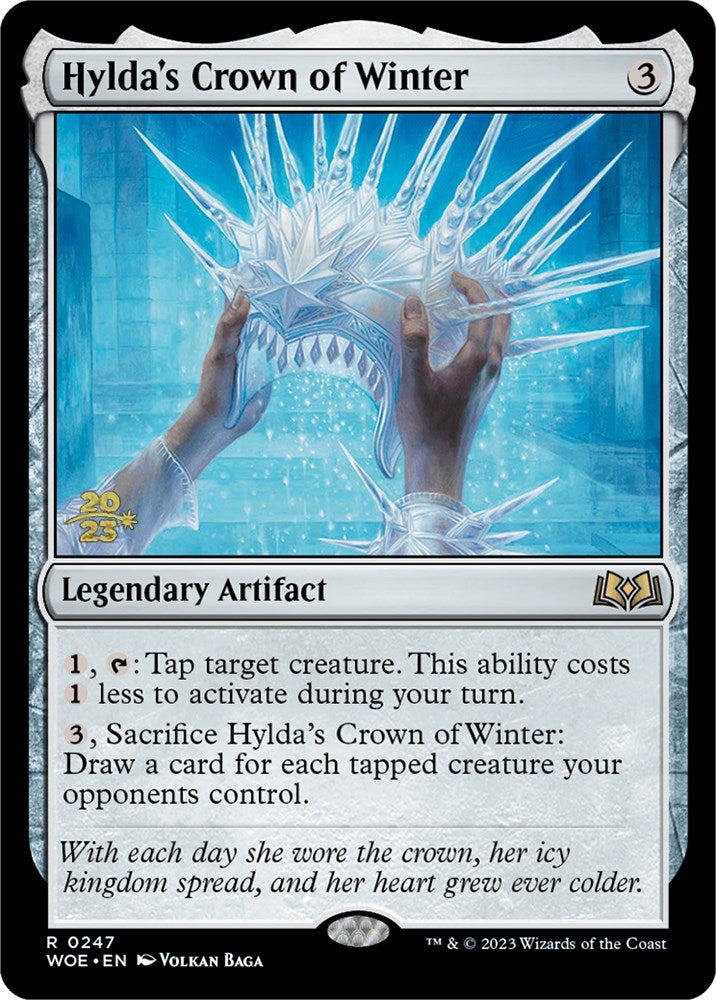 Hylda's Crown of Winter [Wilds of Eldraine Prerelease Promos] | The CG Realm